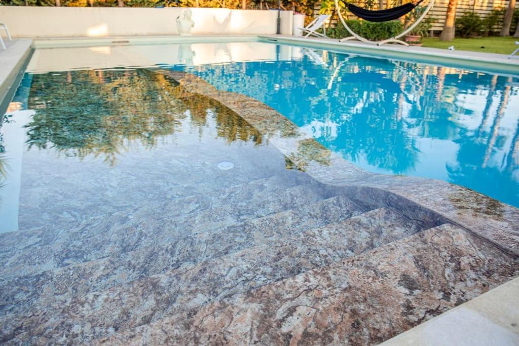 Villa Laoconte Piscina, Jacuzzi E Biliardo Canicattì Exterior foto